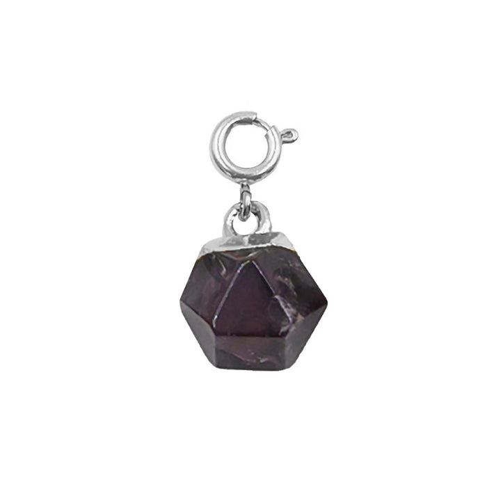 Maker Collection - Silver Mulberry Icosahedron Charm