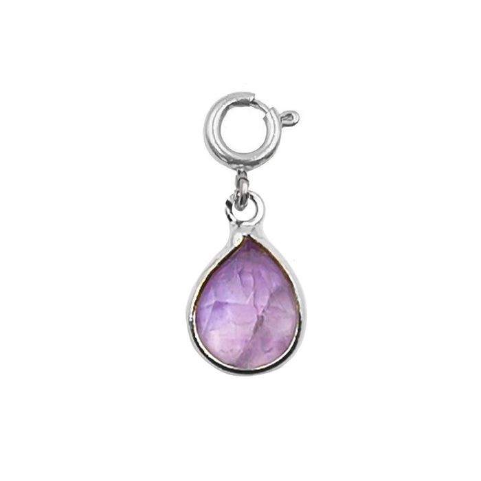 Maker Collection - Silver Mulberry Tear Charm (Wholesale)