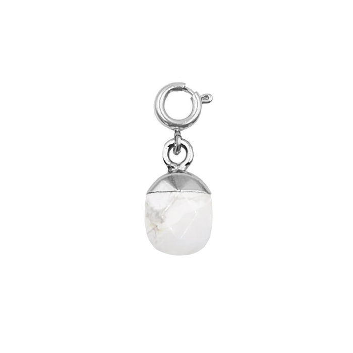 Maker Collection - Silver Pepper Dipped Oval Charm (Wholesale)