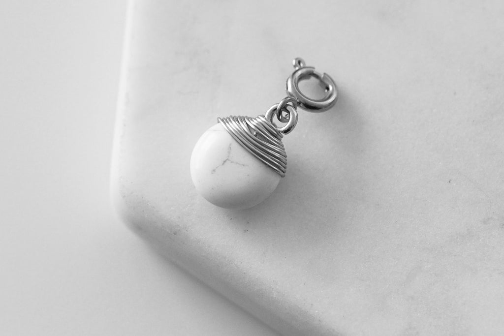 Maker Collection - Silver Pepper Wire Wrapped Charm