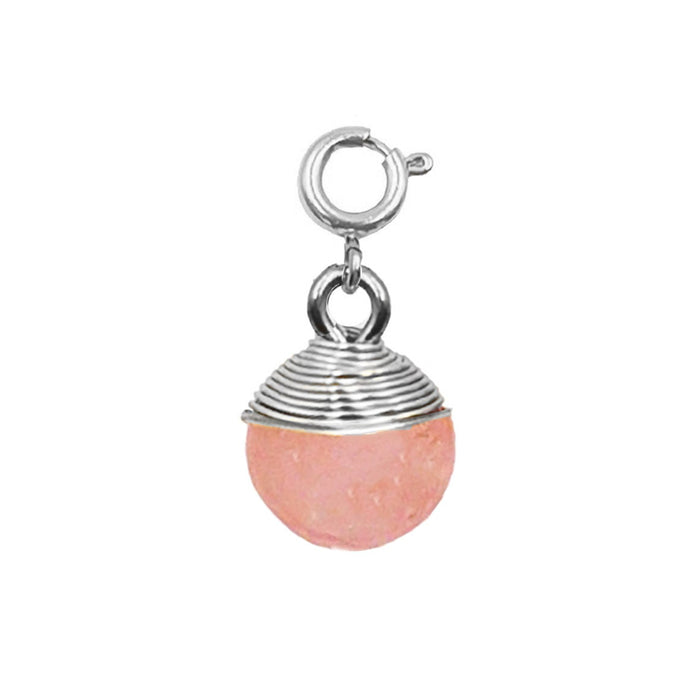 Maker Collection - Silver Scarlet Wire Wrapped Charm