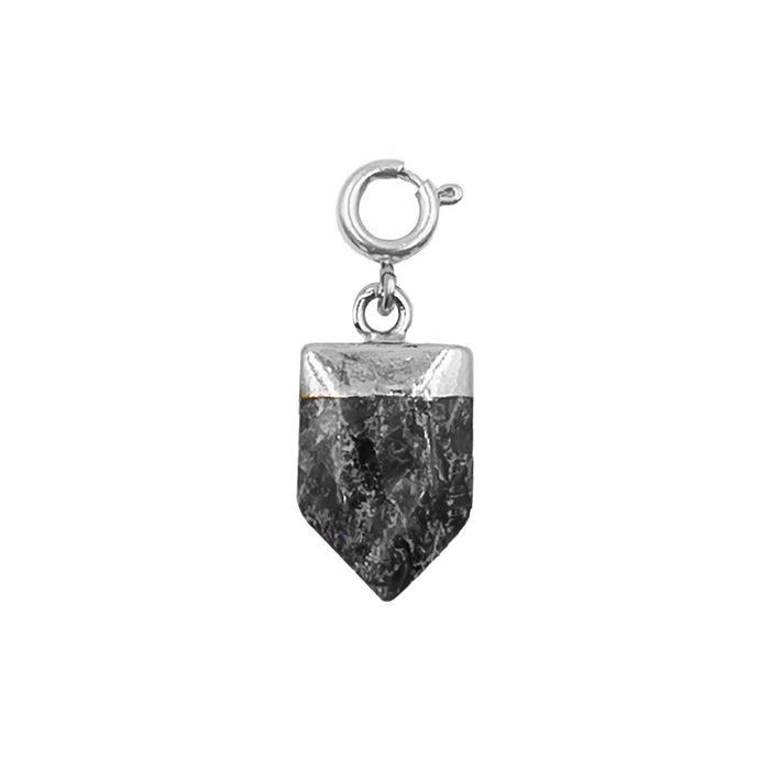 Maker Collection - Silver Smoky Buffy Charm (Wholesale)