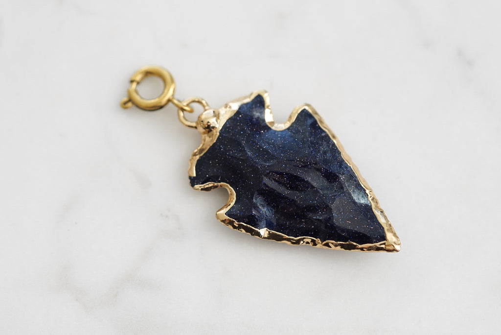 Maker Collection - Starry Night Arrowhead Charm