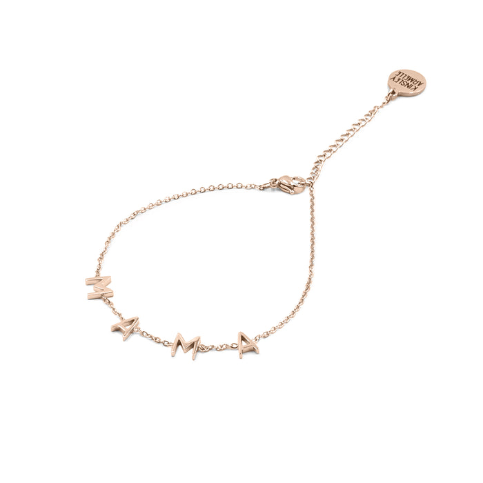 Mama Collection - Rose Gold Letter Bracelet (Ambassador)