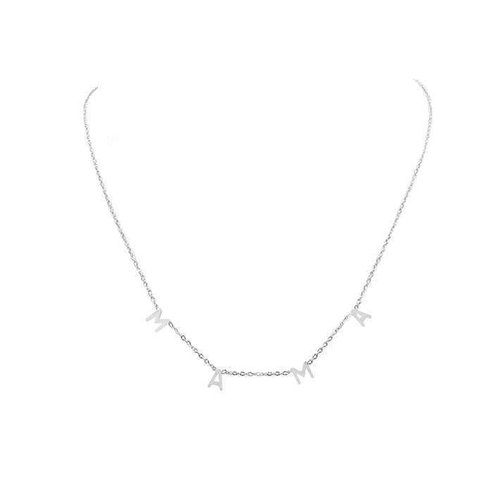 Mama Collection - Silver Letter Necklace (Ambassador)