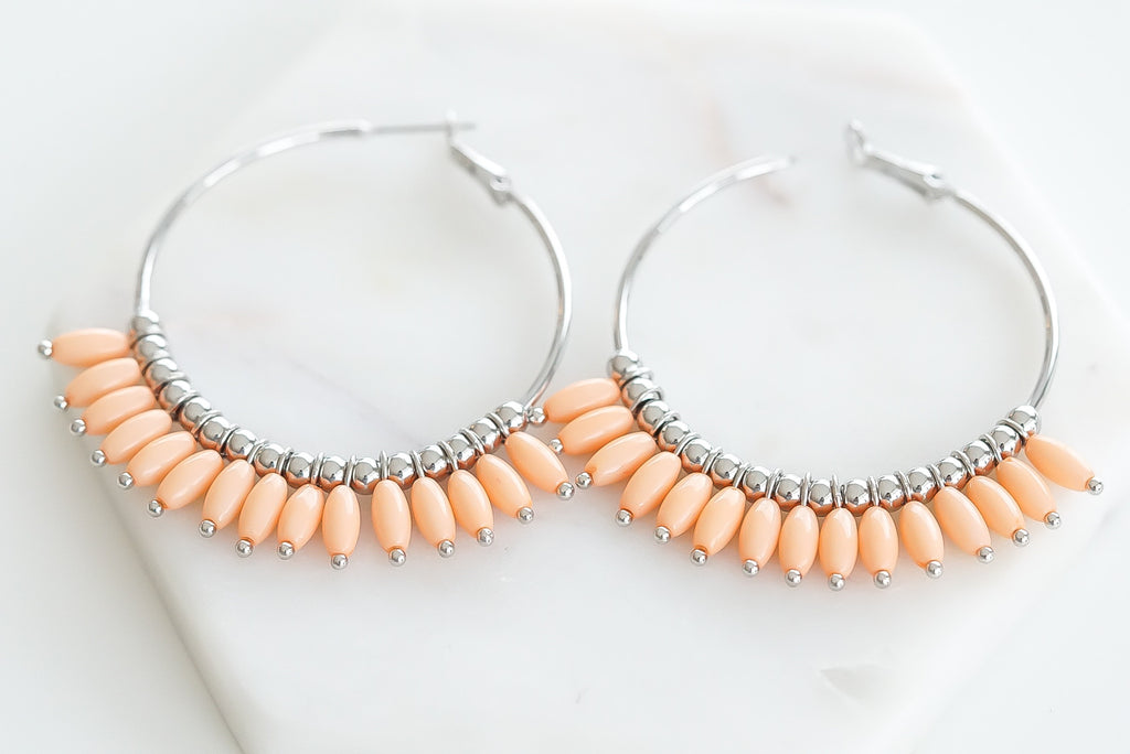 Mariana Collection - Silver Sherbet Earrings