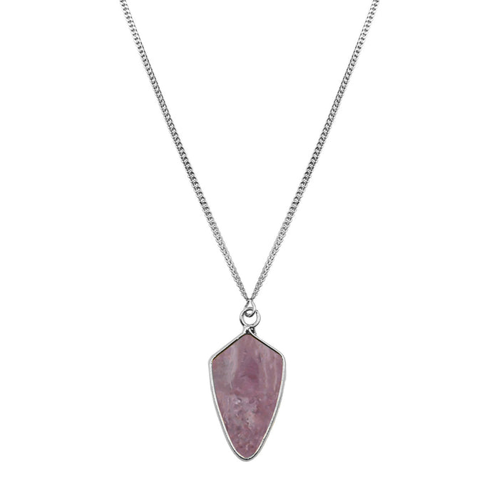 Maxi Collection - Silver Ruby Necklace (Wholesale)