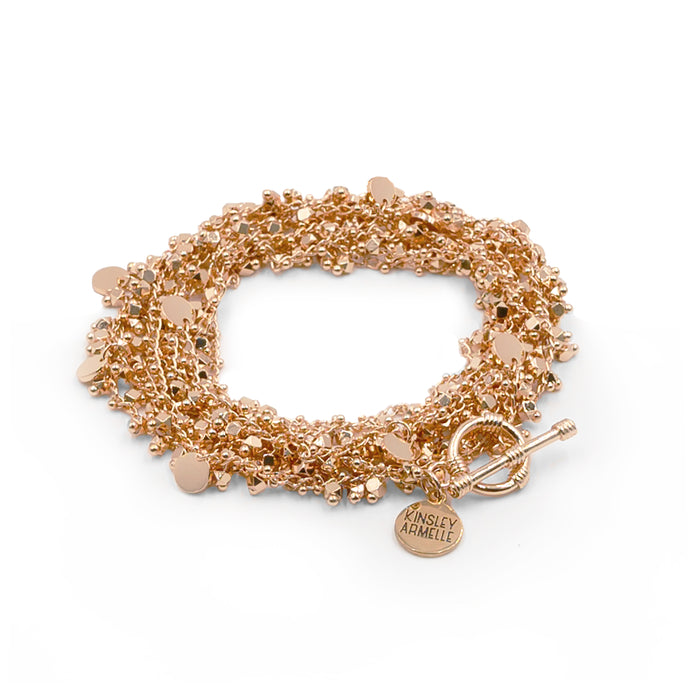 Maya Collection - Rose Gold Wrap Bracelet