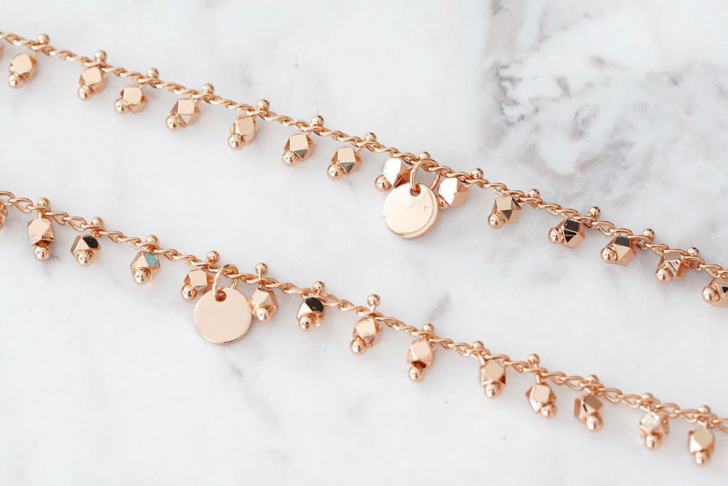 Maya Collection - Rose Gold Wrap Necklace