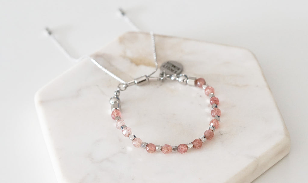Merci Collection - Silver Ruby Bracelet