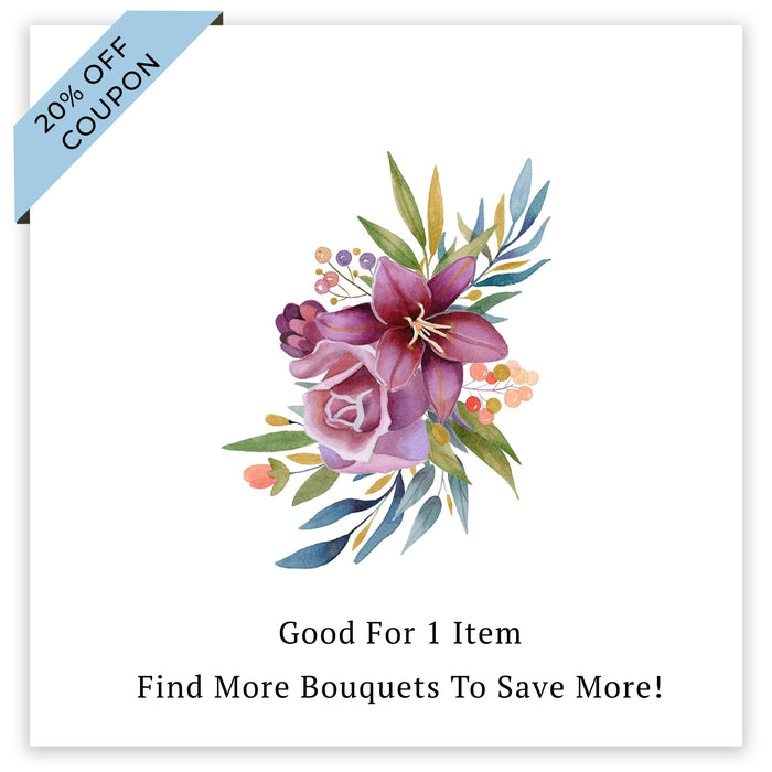 Mothers Day Collection - Merlot Bouquet