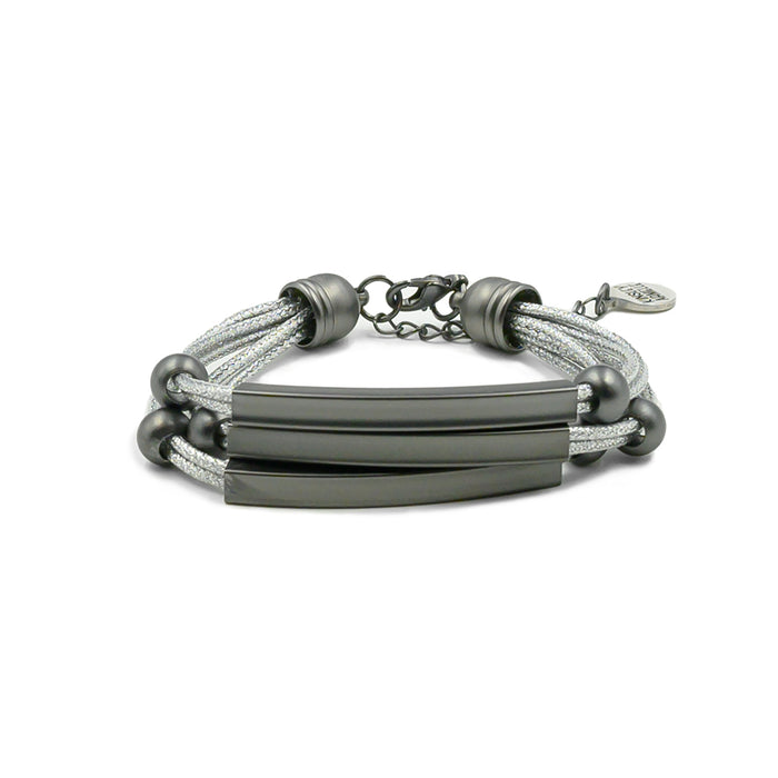 Metallic Collection - Black Slate Bracelet (Wholesale)