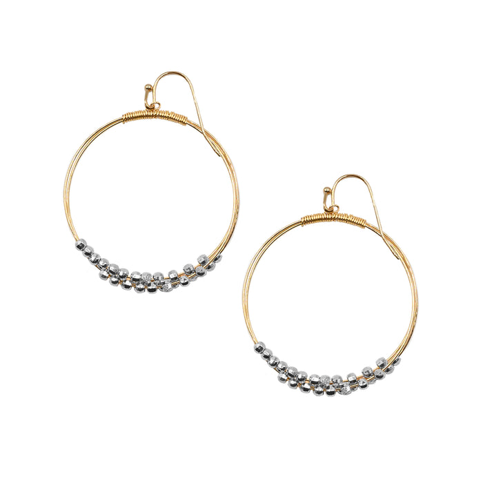 Metallic Collection - Silver Nova Earrings (Ambassador)