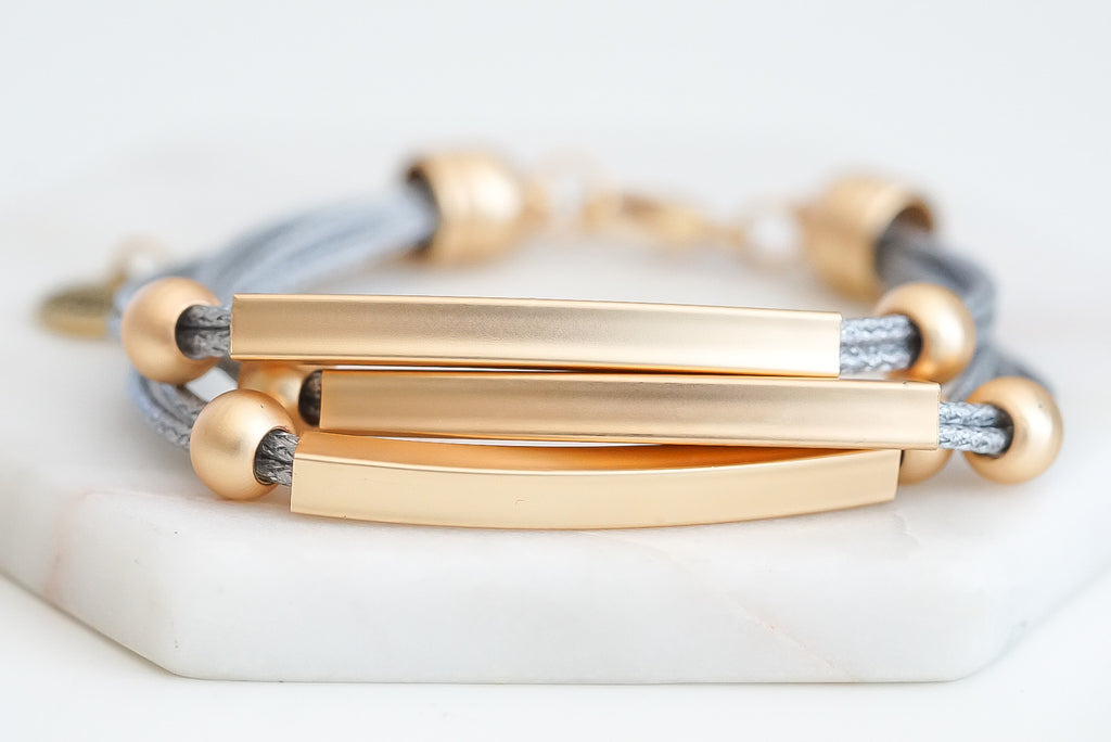 Metallic Collection - Slate Bracelet