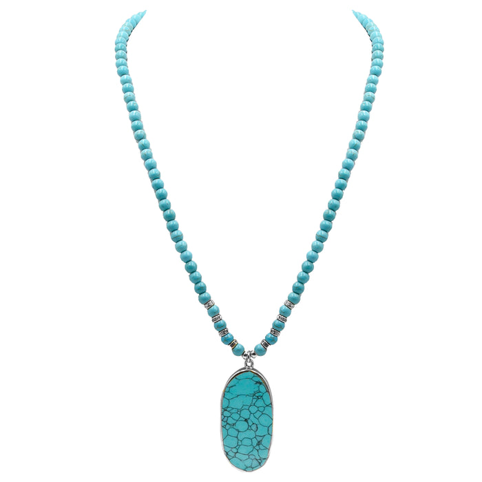 Montana Collection - Silver Turquoise Necklace (Ambassador)