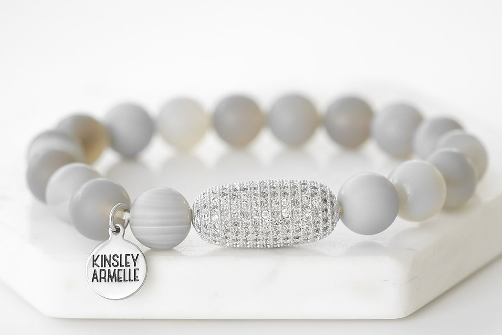 Morsel Collection - Silver Cinder Bracelet