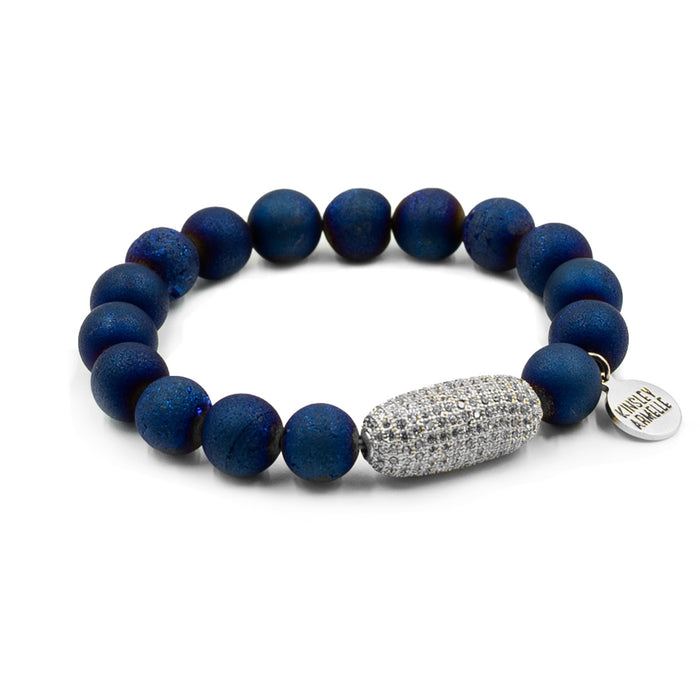 Morsel Collection - Silver Ondine Blue Bracelet (Wholesale)