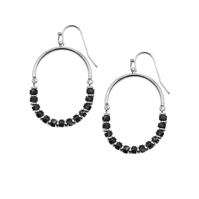 Naomi Collection - Silver Moxie Earrings (Wholesale)