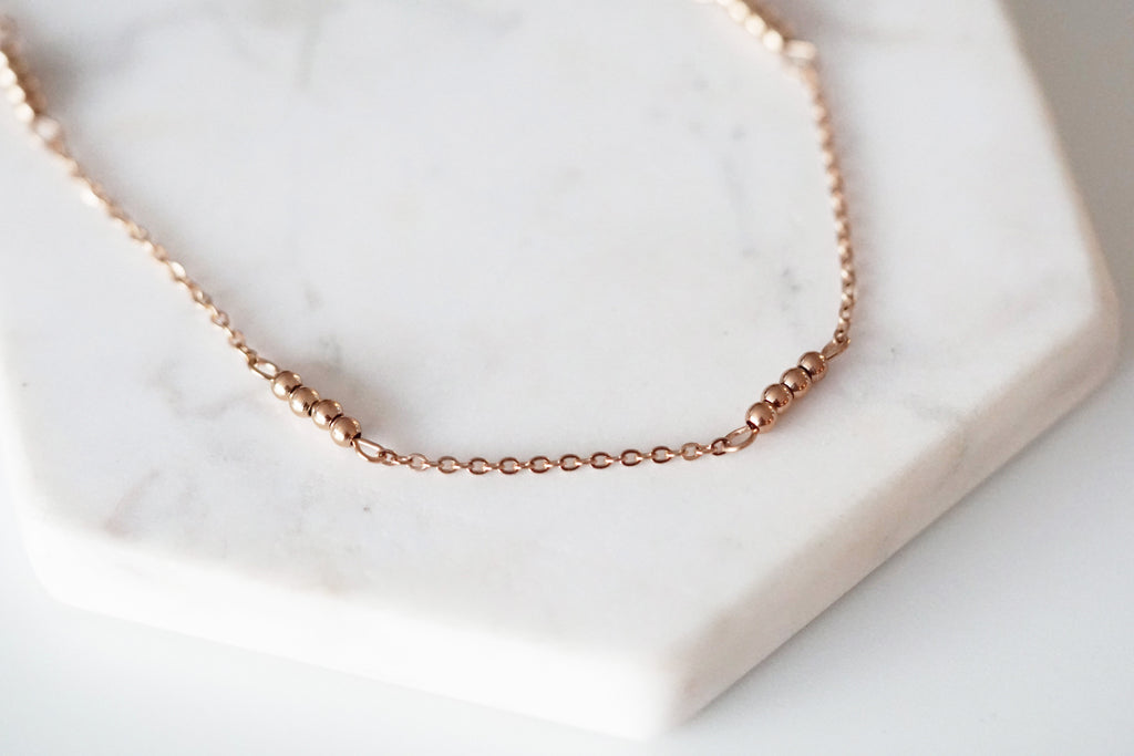 Nixie Collection - Rose Gold Necklace