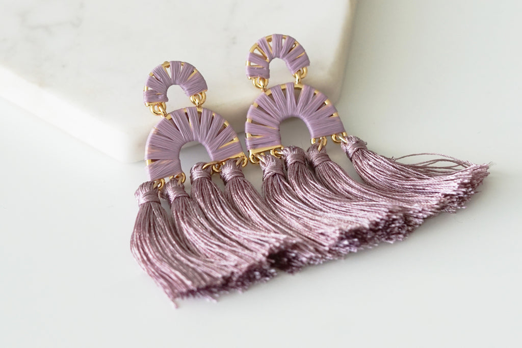 Pavlova Collection - Lilac Earrings