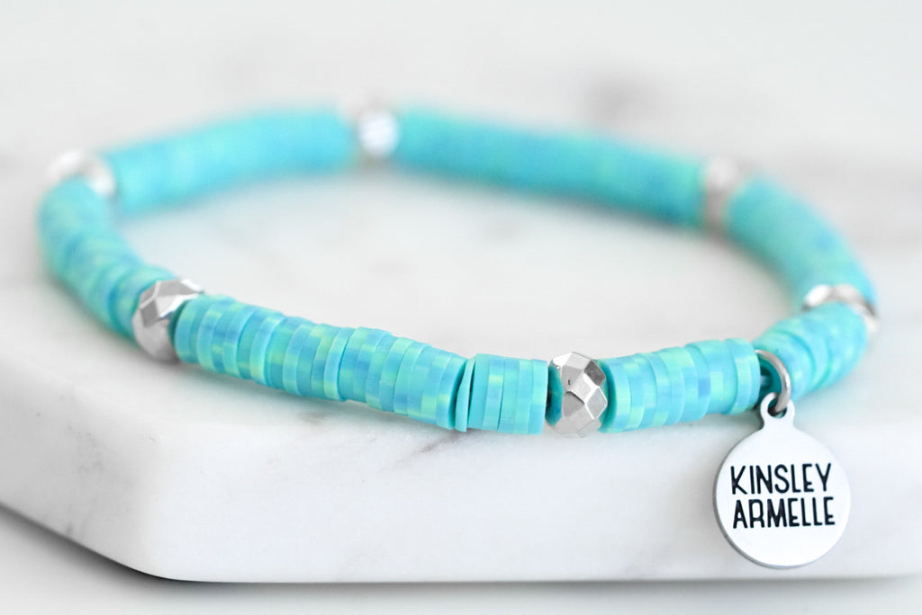 Perico Collection - Silver Turquoise Bracelet