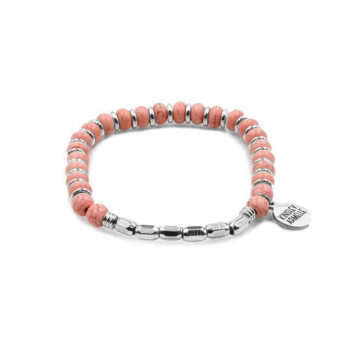 Phoebe Collection - Silver Coral Bracelet (Wholesale)