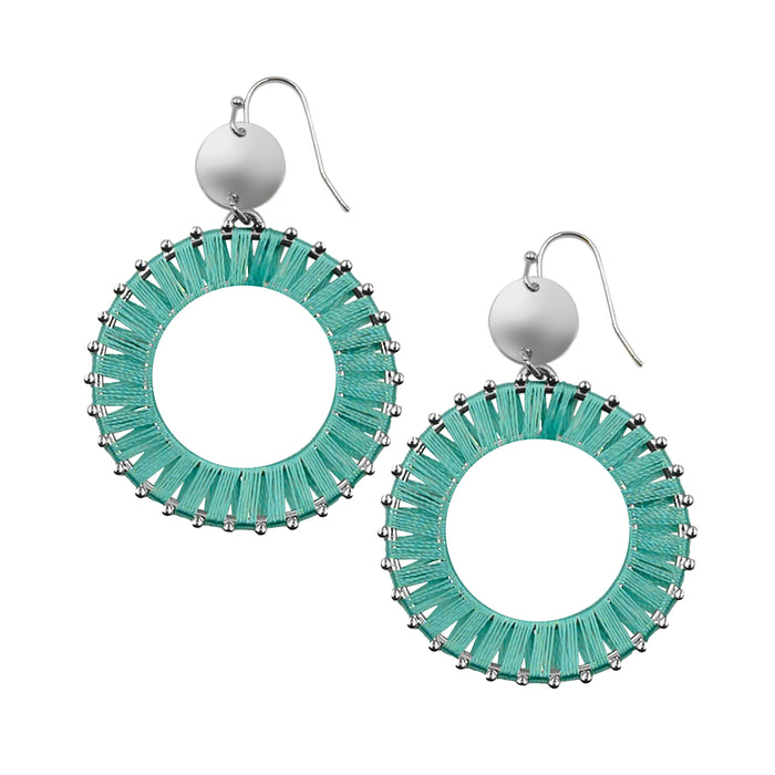 Pinnie Collection - Silver Mint Earrings (Wholesale)