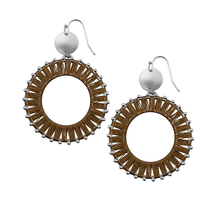 Pinnie Collection - Silver Rust Earrings