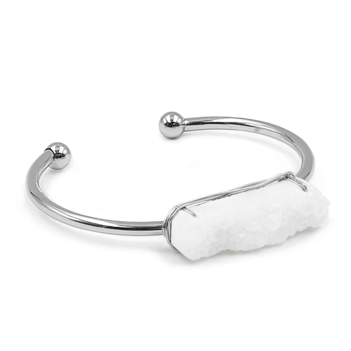 Prim Collection - Silver Quartz Bracelet