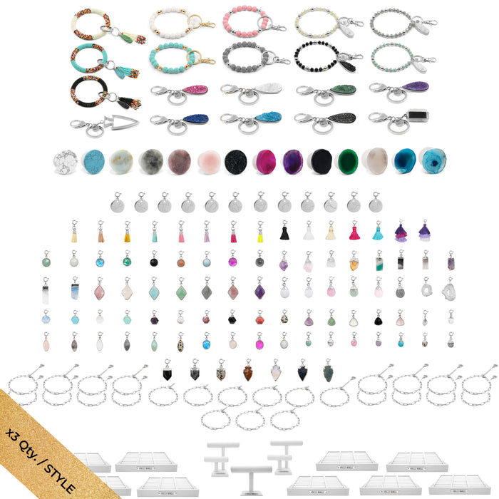 Professional Staple Silver Accessory Wholesale Kit