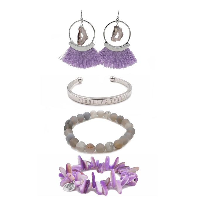 Purple Haze Jewelry Set (Wholesale)