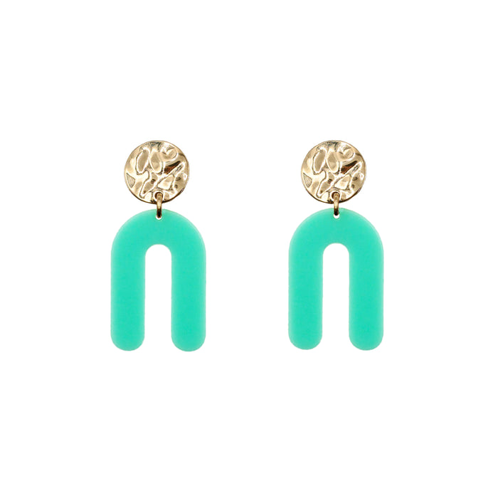 Rayne Collection - Mint Earrings