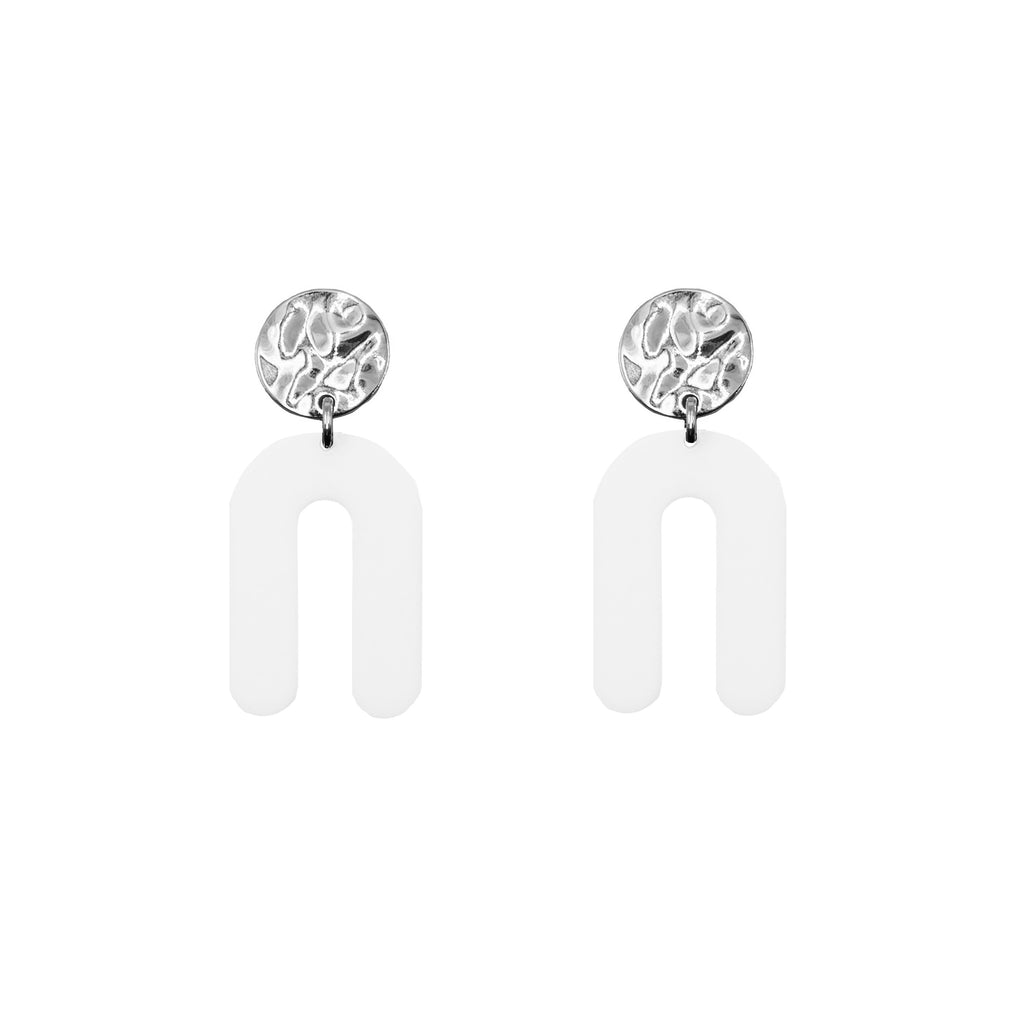 Rayne Collection - Silver Ashen Earrings (Wholesale)