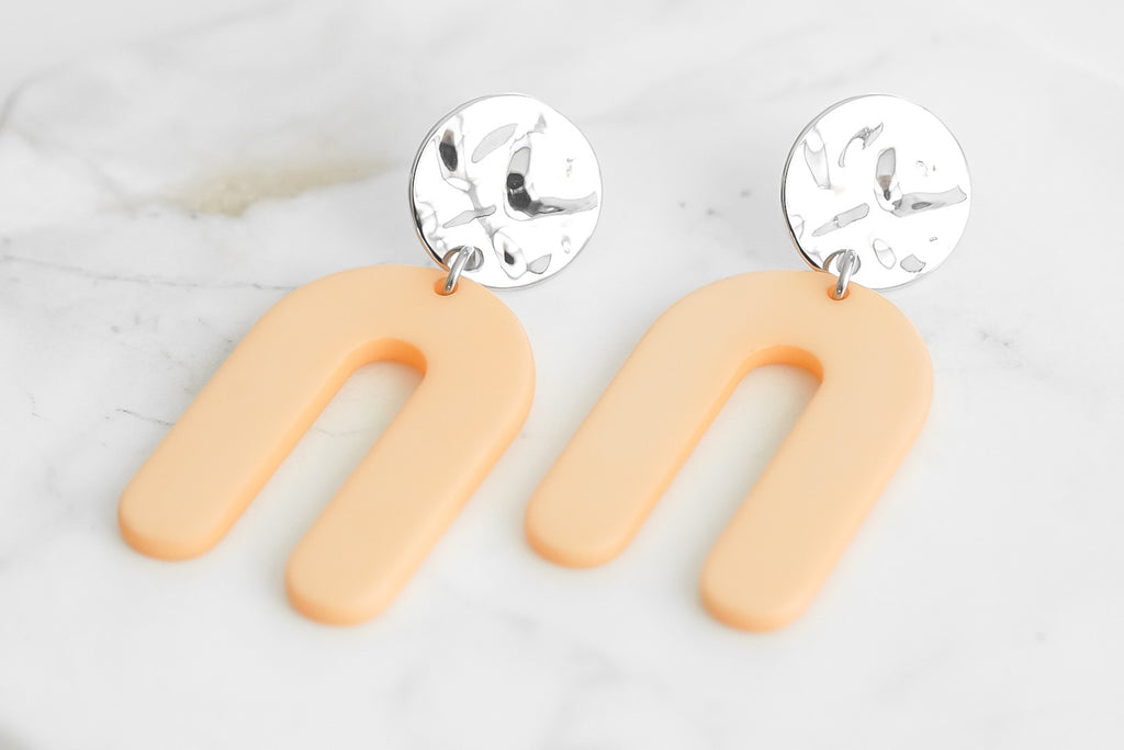 Rayne Collection - Silver Sherbet Earrings