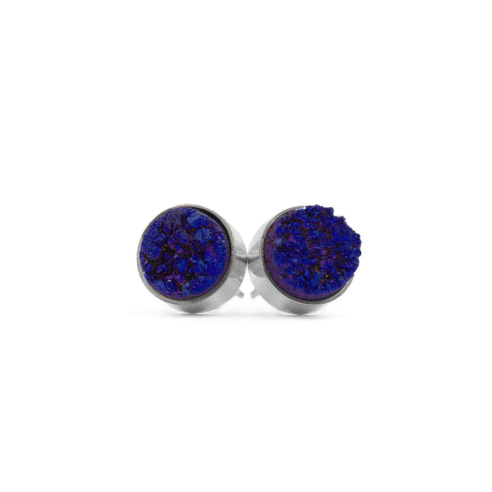 Regal Collection - Silver Phoenix Cosmic Stud Earrings (Wholesale)