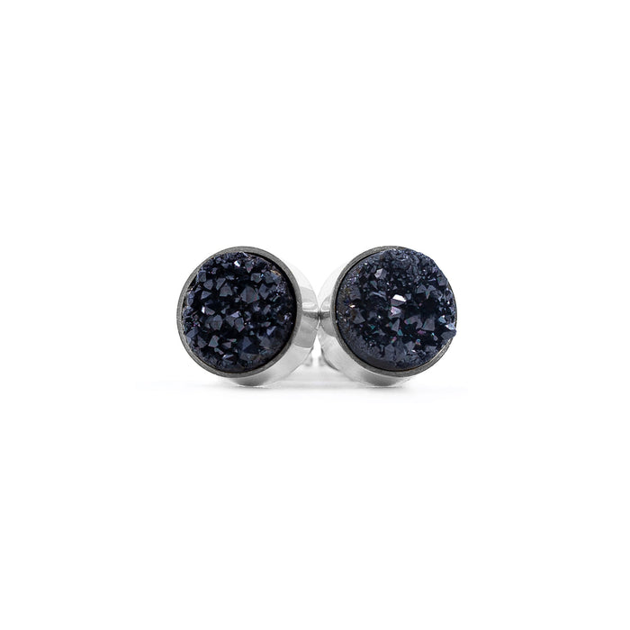 Regal Collection - Silver Raven Stud Earrings (Wholesale)