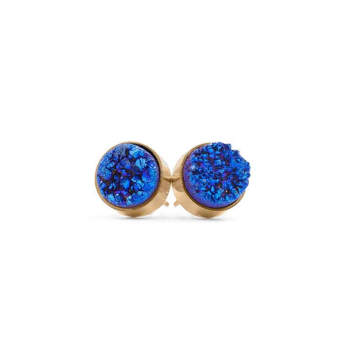 Regal Collection - Ondine Blue Stud Earrings (Wholesale)