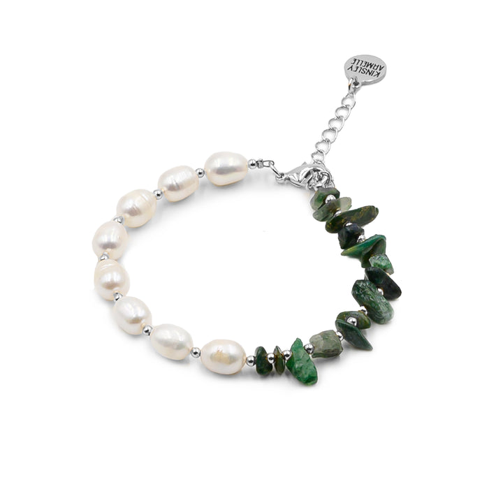 Seaside Collection - Silver Jade Bracelet (Wholesale)