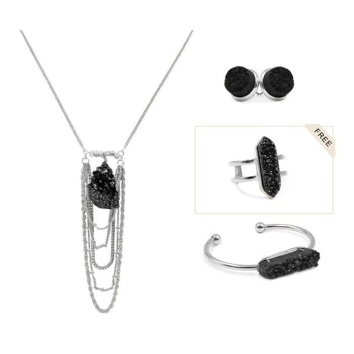 Silver Amir Jewelry Set