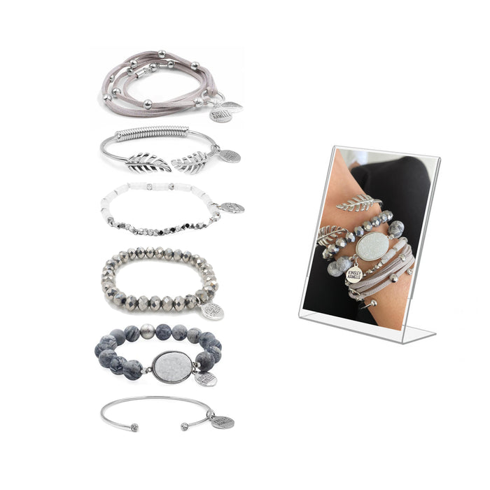 Silver Ariana Bracelet Stack (Wholesale)