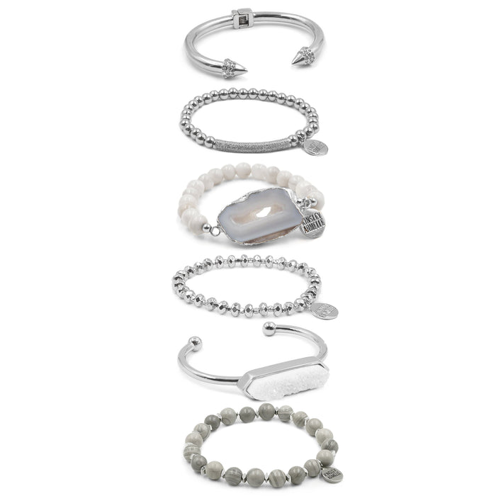 Silver Chance Bracelet Stack (Wholesale)