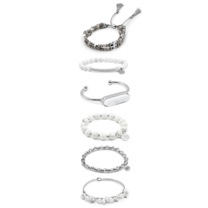 Silver Freya Bracelet Stack (Wholesale)