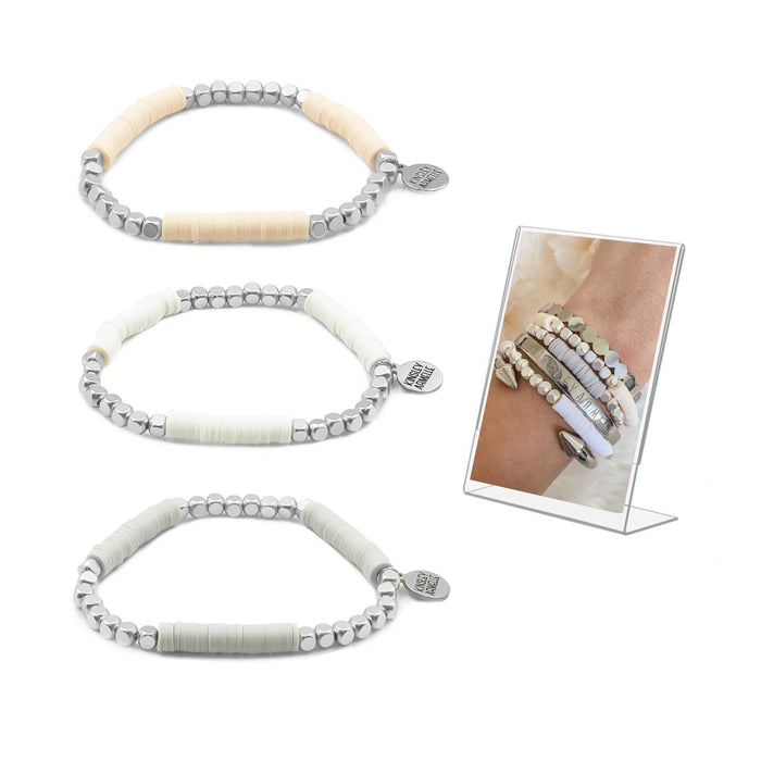 Silver Livia Bracelet Stack (Wholesale)