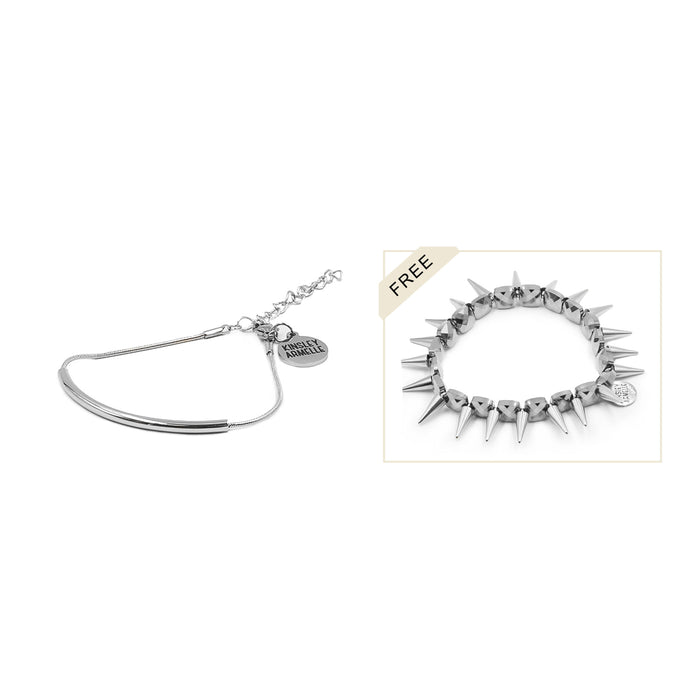 Silver Lordis Bracelet Stack (Wholesale)