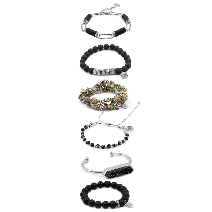 Silver Millie Bracelet Stack (Wholesale)