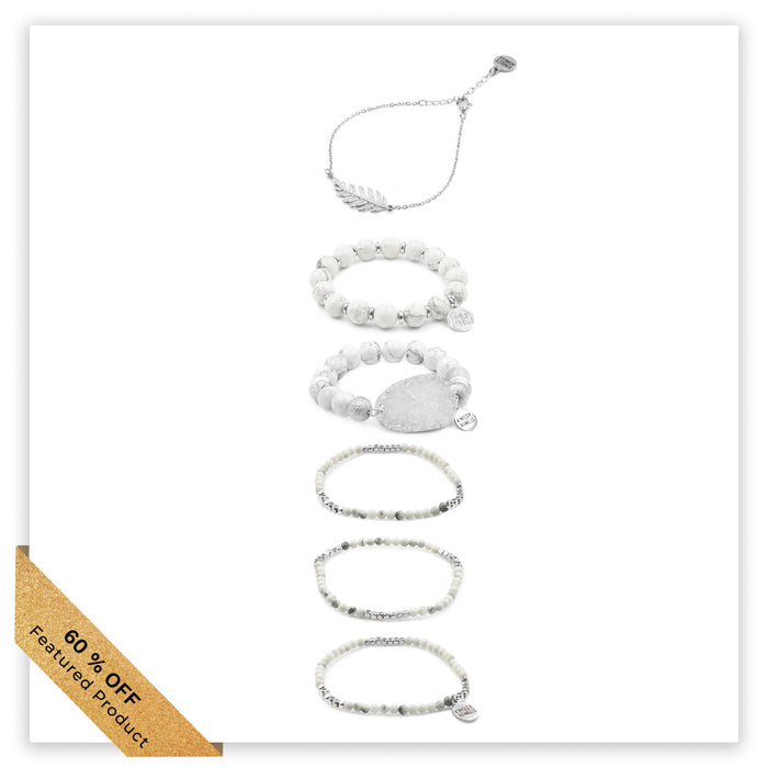 Silver Noelle Bracelet Stack (Featured Product)