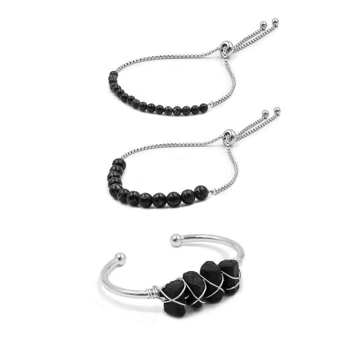 Silver Sibyl Bracelet Stack (Wholesale)