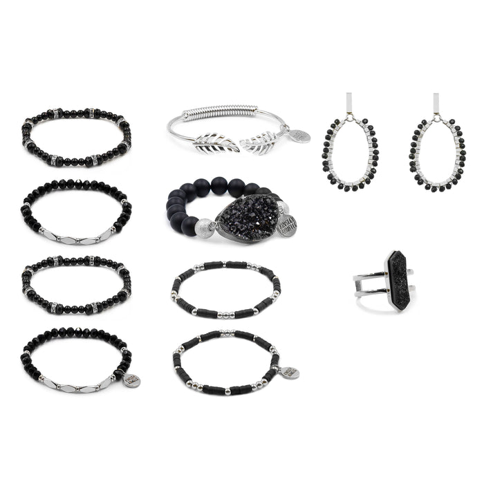 Silver Tanis Jewelry Set (Wholesale)