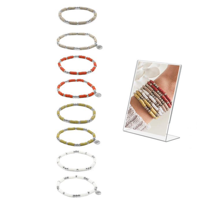 Silver Thora Bracelet Stack (Wholesale)