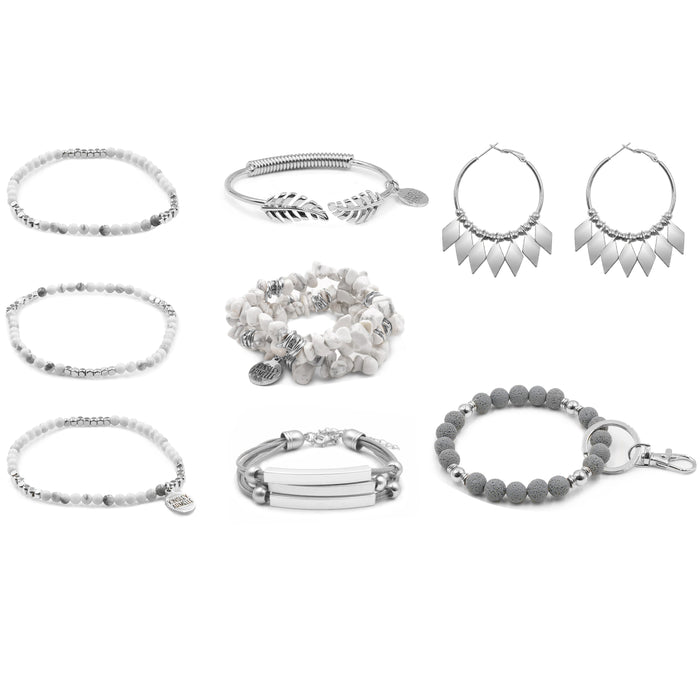 Silver Tinsley Jewelry Set (Wholesale)
